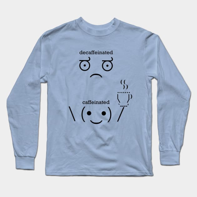 Coffee meme Long Sleeve T-Shirt by peekxel